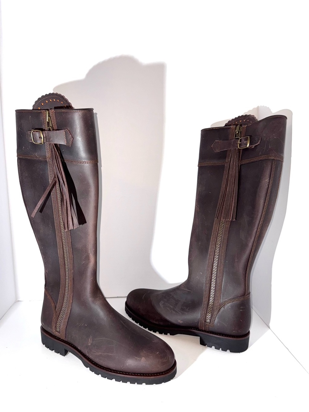 Penelope Chilvers Tassel Knee High Boots